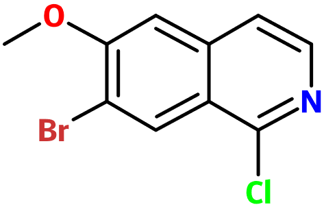 MC095805 7-Bromo-1-chloro-6-methoxyisoquinoline